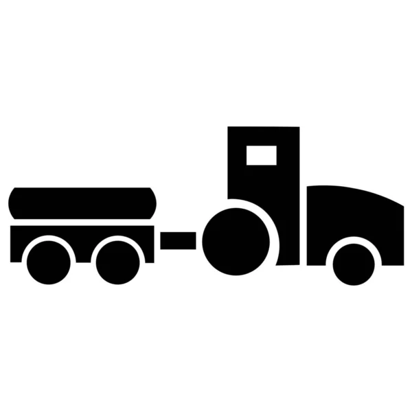 Viaje Transporte Treveller Icono Estilo Sólido — Vector de stock