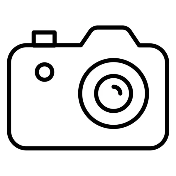 Gadget Foto Fotografía Icono Estilo Esquema — Vector de stock