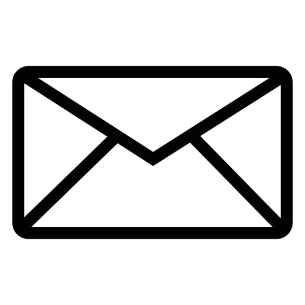 Ícone Mail Conversa Comunicação Estilo Esboço — Vetor de Stock