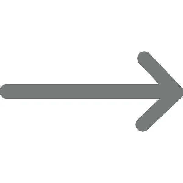 Flèche Direction Déplacer Icône Dans Style Contour — Image vectorielle