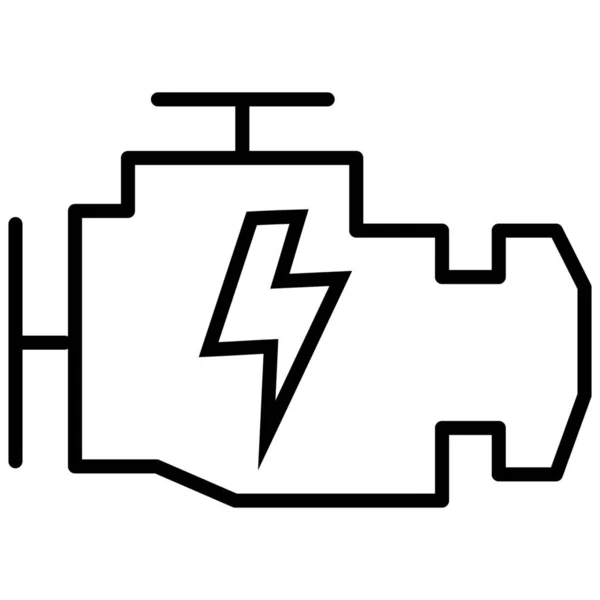 Strom Energie Power Ikone Umriss — Stockvektor