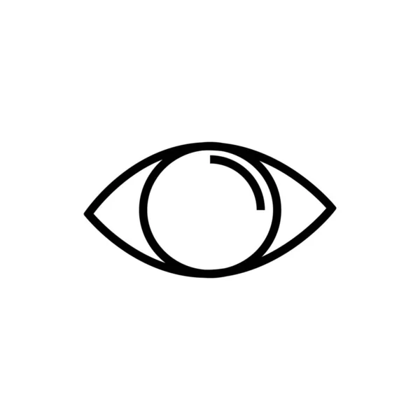 Beauty Eye Find Icon Outline Style - Stok Vektor