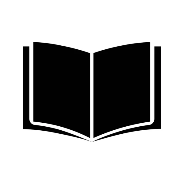 Βιβλίο Εικονίδιο Εκπαίδευσης Σελιδοδείκτη Στερεό Στυλ — Διανυσματικό Αρχείο