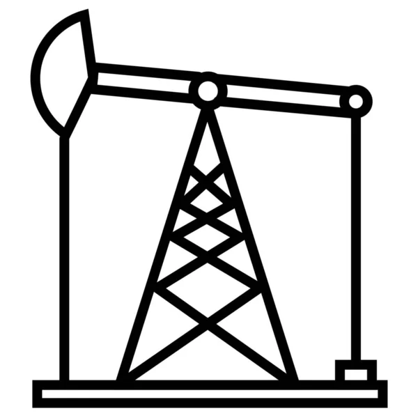 Stromverbrauch Energiesparsymbol Umrissen — Stockvektor