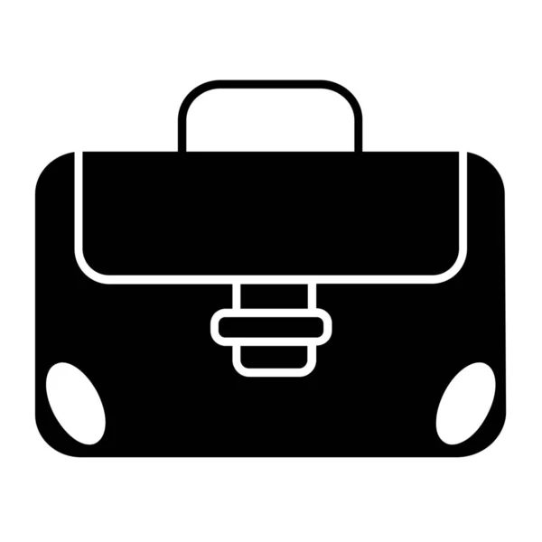 Briefcase Employee Job Icon Solid Style — Stockový vektor
