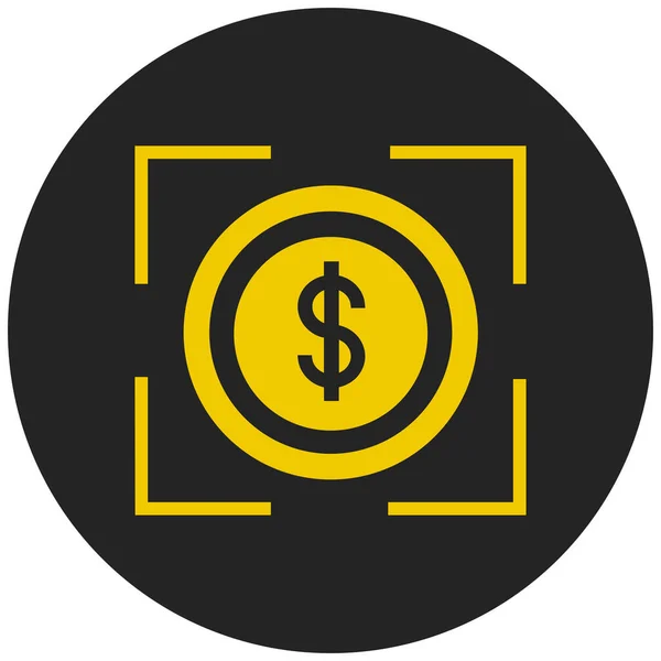 Ikona Gotówki Bankowej Płaskim Stylu — Wektor stockowy