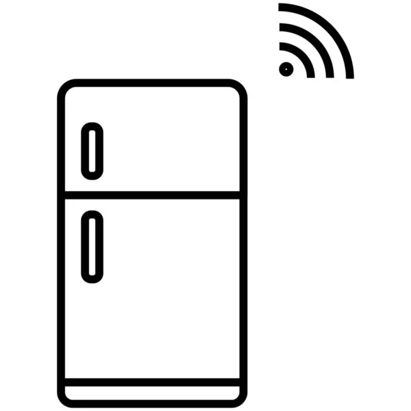 Electrodomésticos Domótica Internet Las Cosas Icono — Archivo Imágenes Vectoriales