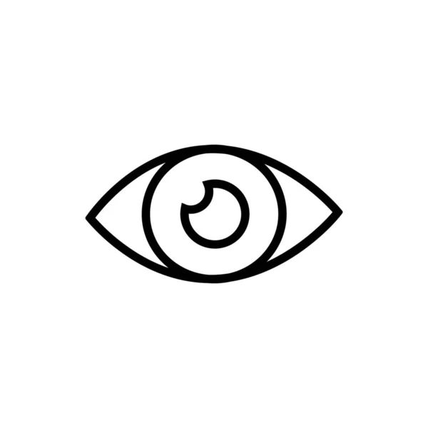 Beauty Eye Find Icon Outline Style — стоковый вектор