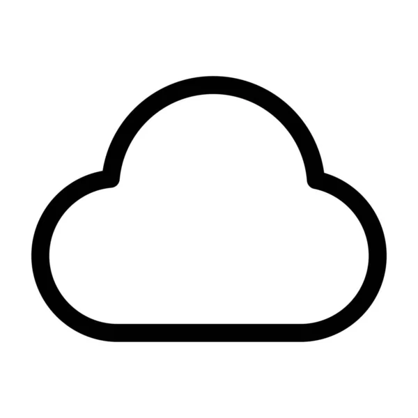 Cloud Computing Icona Caricamento Cloud — Vettoriale Stock