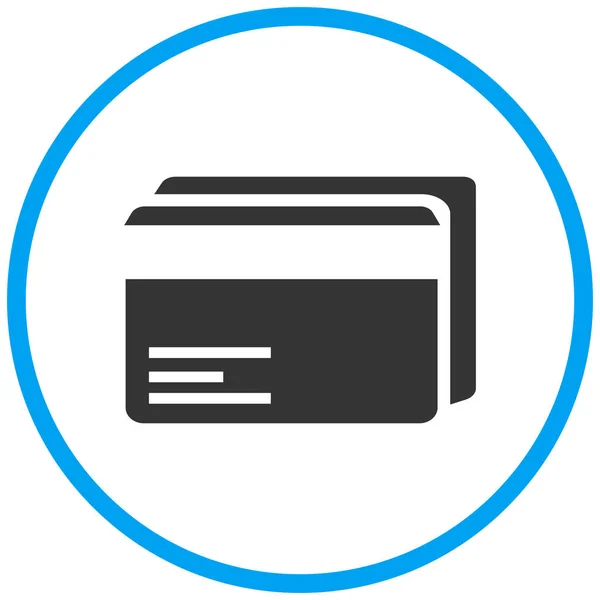 Address Card Debit Card Icon Solid Style — 스톡 벡터