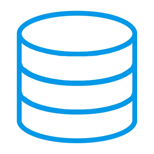 Datenbank Server Icon Umrissstil — Stockvektor