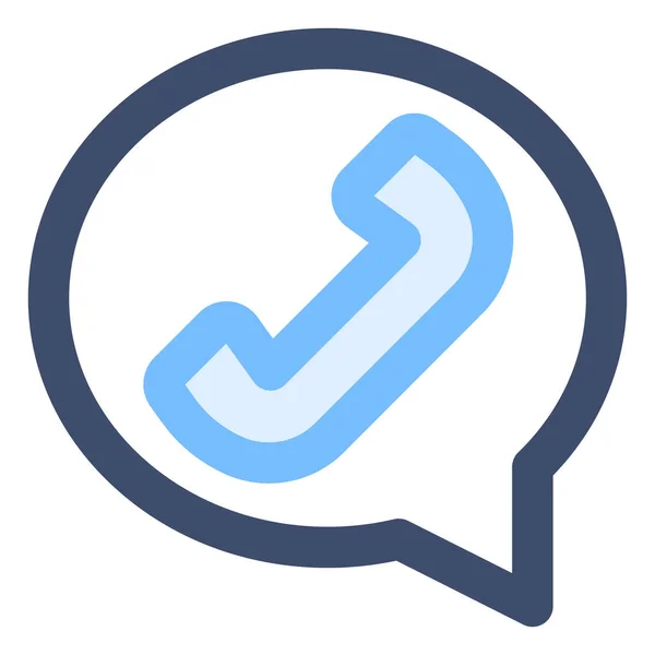 Appel Contact Nous Contacter Icône — Image vectorielle