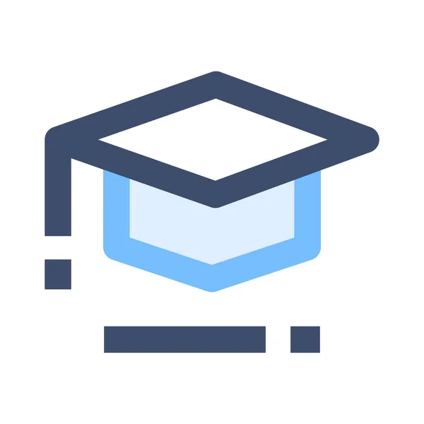 Ícone Mestrado Graduação Educação —  Vetores de Stock