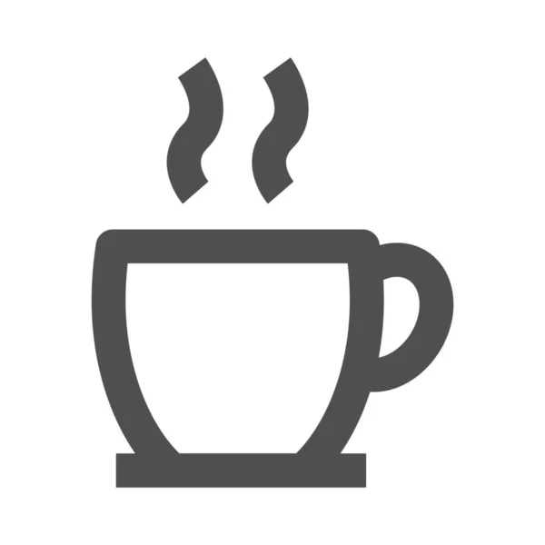 Café Taza Café Java Icono — Vector de stock