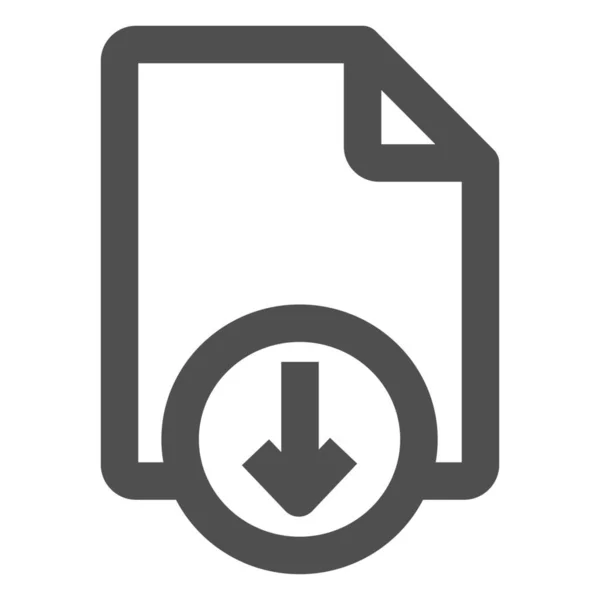 Descargar Archivo Descargar Enviar Icono — Vector de stock