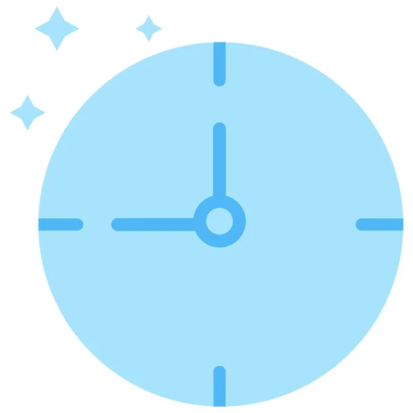 Alarm Clock Optimization Icon Flat Style — Stock Vector