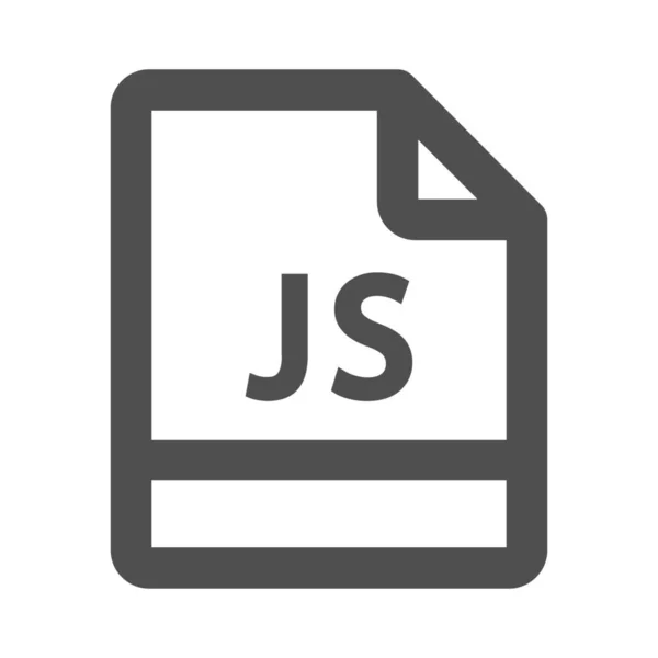 Angolare Java Script Javascript Icona — Vettoriale Stock