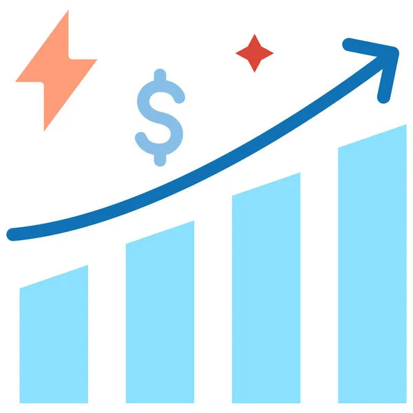 Icona Delle Funzionalità Epiche Analytics — Vettoriale Stock