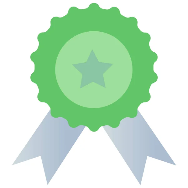 Ikona Odznaki Osiągnięcia Kategorii Marketing Seo — Wektor stockowy