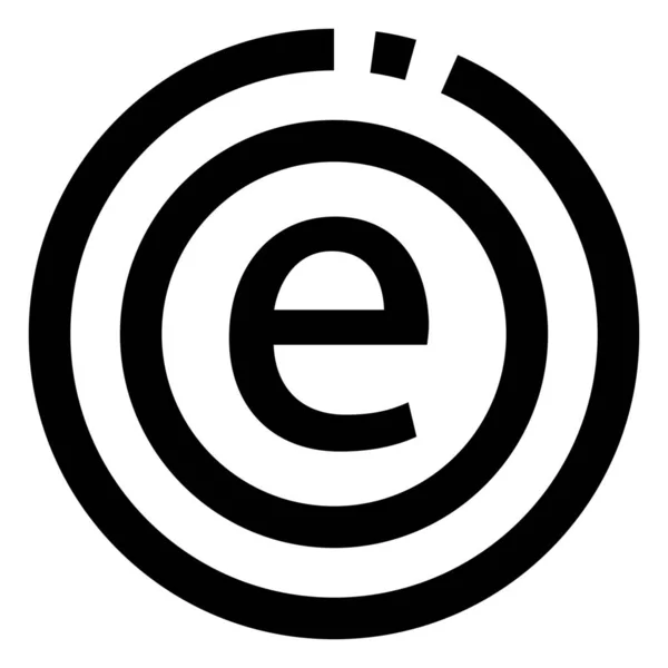 ブラウザInternet ExplorerのMicrosoft Edgeアイコン — ストックベクタ