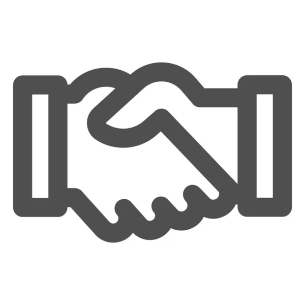 Handshake Colaboração Obrigado Ícone — Vetor de Stock