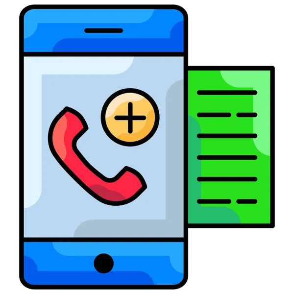 Add Number Call Support Medical Assistance Icon Marketing Seo Category — Stock Vector