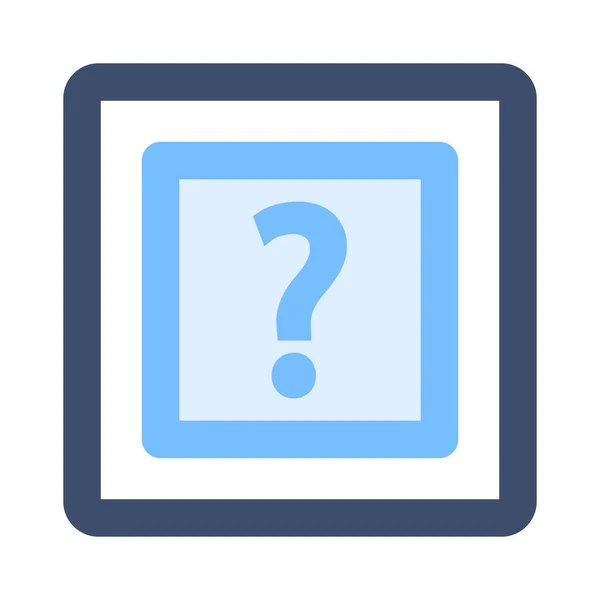 Faq Help Inquiry Icon — Stock Vector