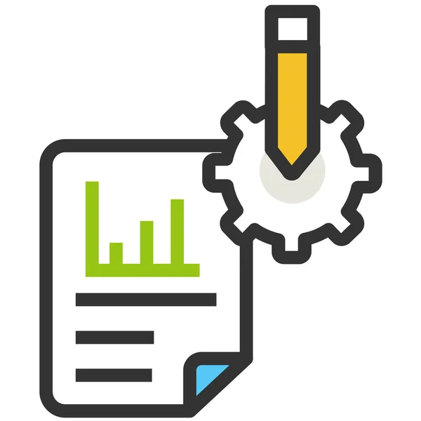 Documento Ícone Protótipo Arquivo — Vetor de Stock