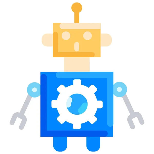 Artificial Intelligence Automation Optimization Icon — Stock Vector