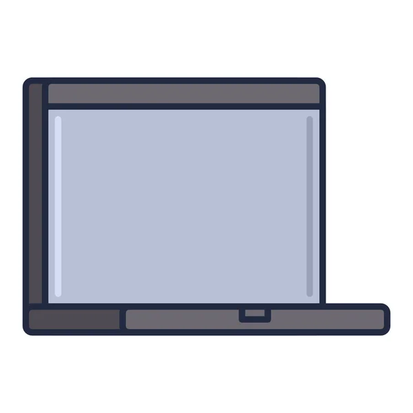Computer Dispozitiv Laptop Pictogramă — Vector de stoc