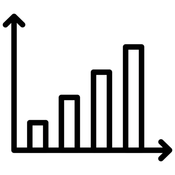 Analitik Gösterge Paneli Grafik Simgesi — Stok Vektör