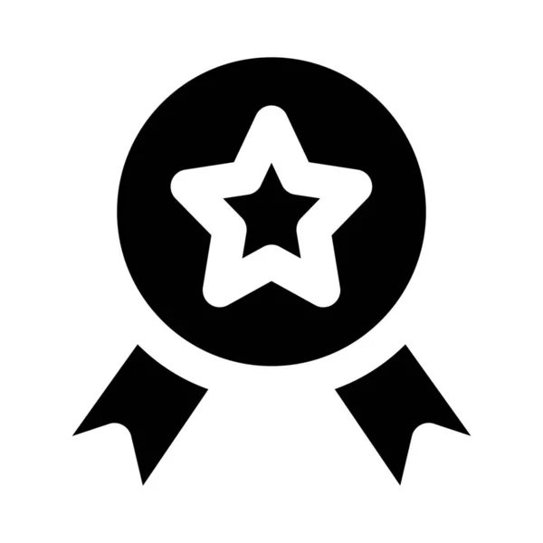 Award Badge Certificaat Pictogram — Stockvector