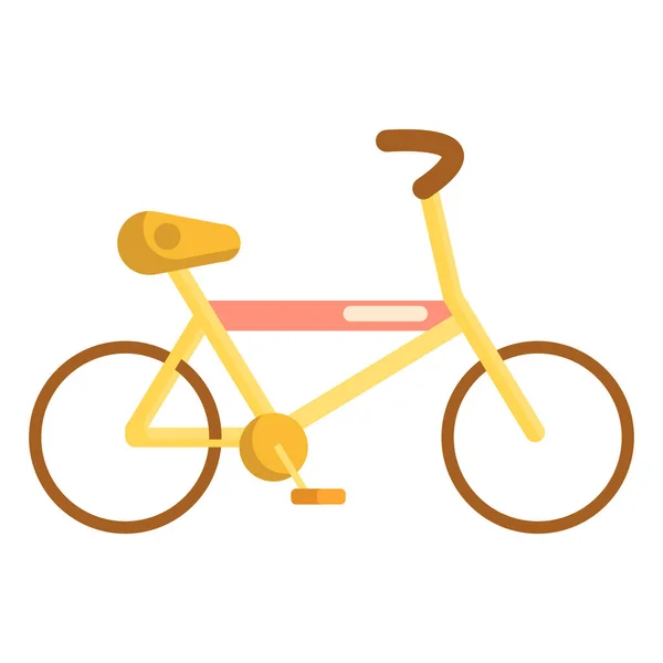 Bicicleta Bicicleta Icono Ciclismo Estilo Plano — Vector de stock