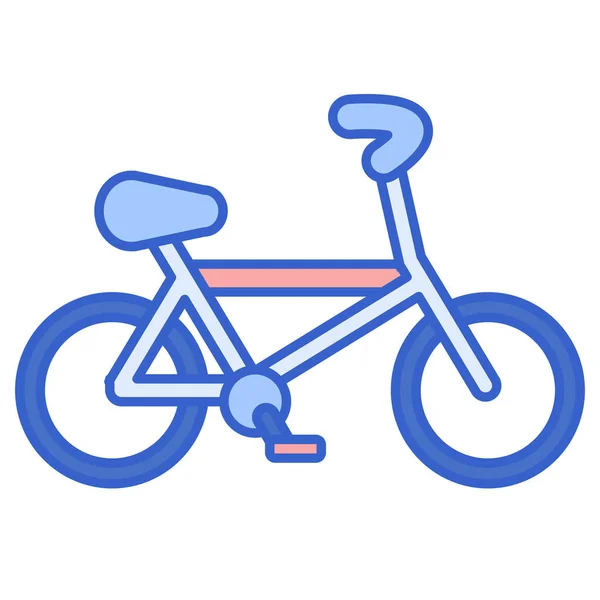Ποδήλατο Ποδήλατο Ποδήλατο Εικονίδιο Στην Κατηγορία Αναψυχής Χόμπι — Διανυσματικό Αρχείο