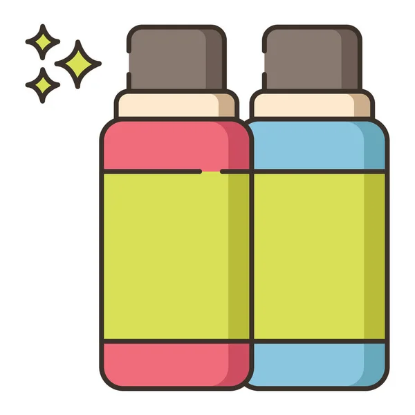 Essential Oil Yoga Icon — Stock Vector