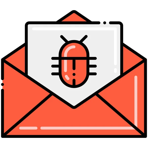 Bug Disease Spam Icon Marketing Seo Category — 스톡 벡터