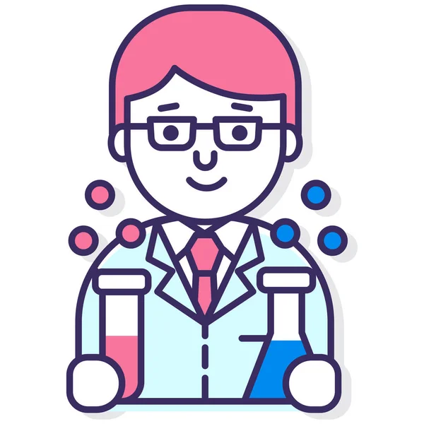 Education Laboratory Science Icon Science Research Category — Stock Vector