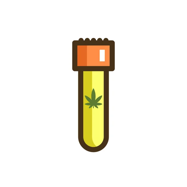 Icône Commune Préoll Marijuana — Image vectorielle