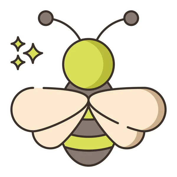 Honig Symbol Für Bienenkäfer — Stockvektor