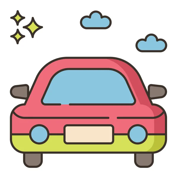 Car Racing Touring Icon — Stock Vector