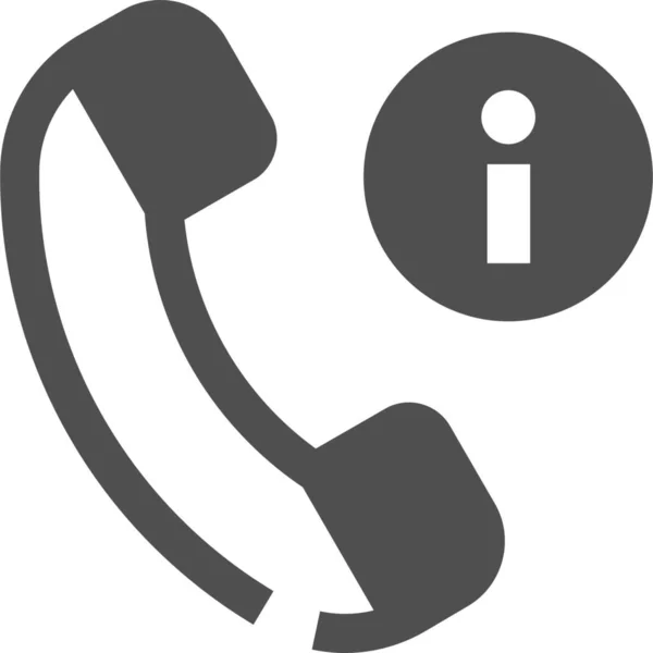 Podrobnosti Volání Ikona Telefonu — Stockový vektor
