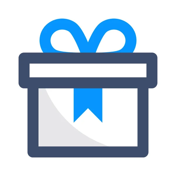 Box Gift Present Icon — Stock Vector