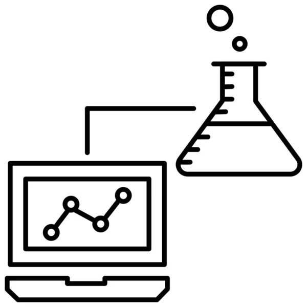 Análisis Análisis Mercado Icono Investigación Mercado Estilo Esquema — Archivo Imágenes Vectoriales