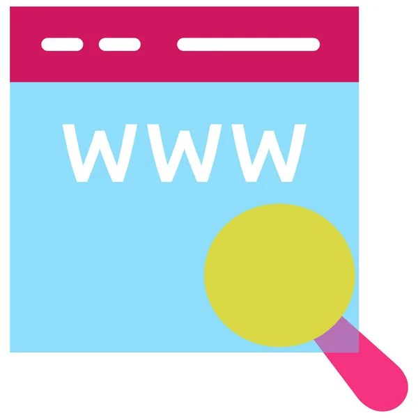 Domain Suche Domain Finden Info Symbol Der Lieferung Lieferung Und — Stockvektor
