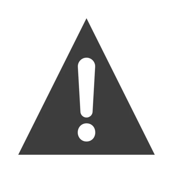 Alerta Advertencias Riesgo Icono — Vector de stock