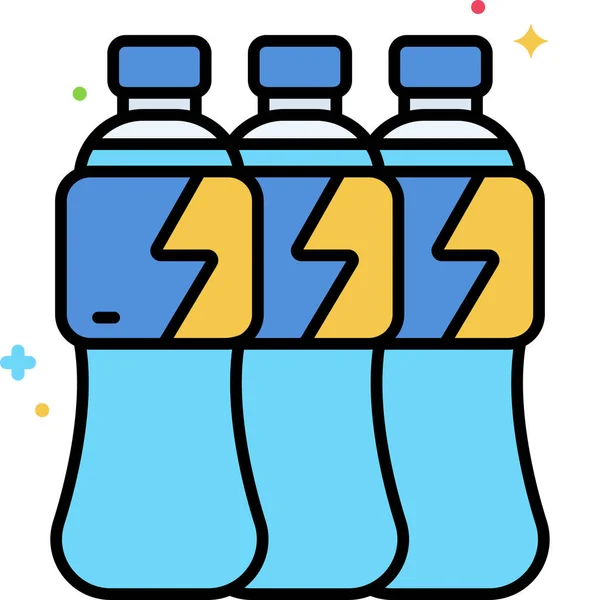 H20 Hydration Mineral Icon — Stock Vector