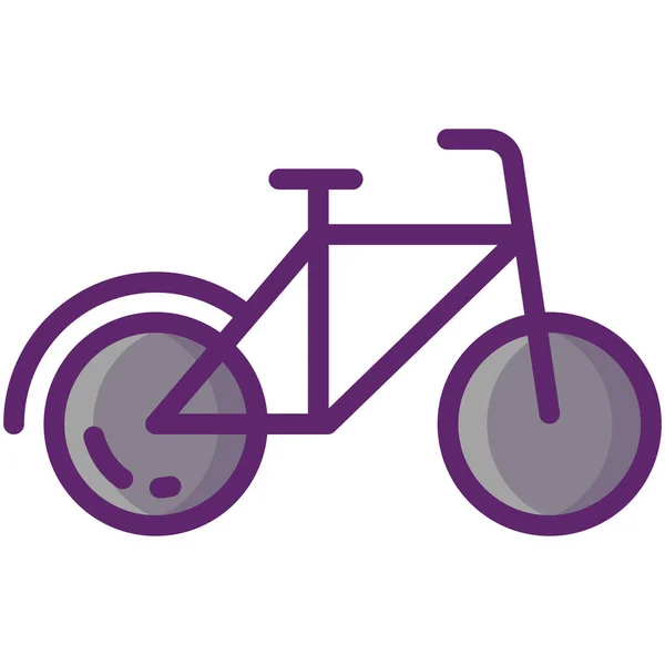 Bicycle Bike Cycling Icon — Stock Vector