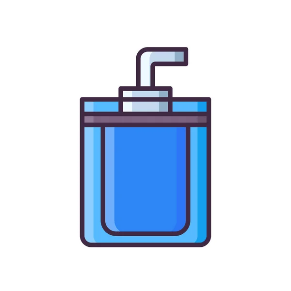 Bolsa Botella Icono Médico — Vector de stock