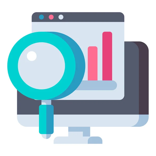 Ikona Analytics Seo — Stockový vektor