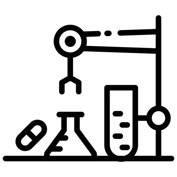 Inteligencia Artificial Icono Drogas — Vector de stock